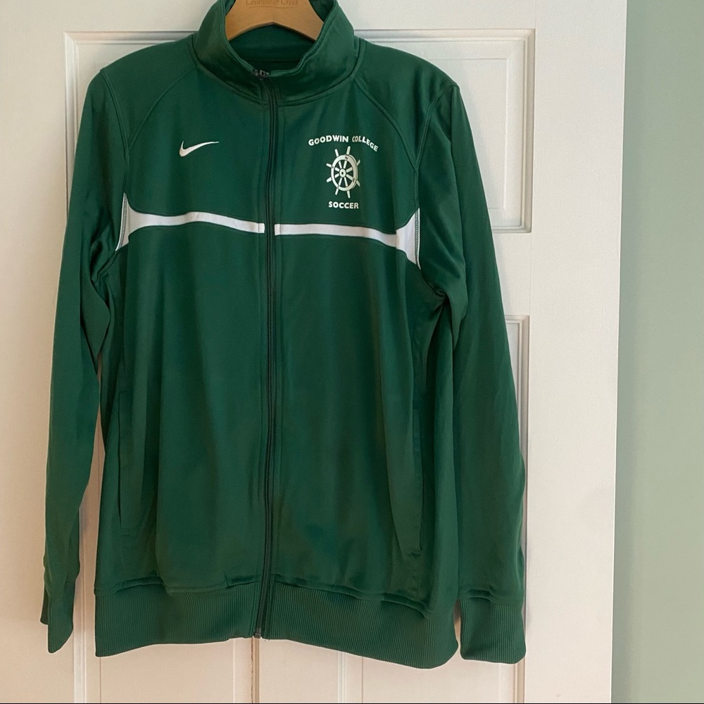 **3 for $20!!** Nike Track Jacket Green Goodwin College Navigators Medium